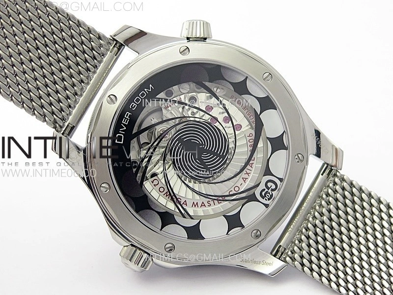 Seamaster 300M 42mm James Bond 60th anniversary VSF Best Edition on Mesh Bracelet A8806