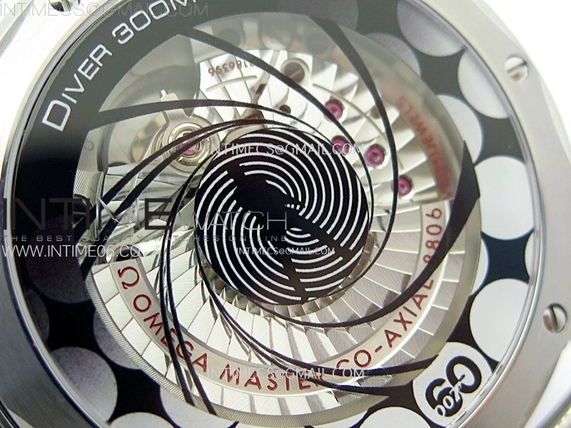 Seamaster 300M 42mm James Bond 60th anniversary VSF Best Edition on Mesh Bracelet A8806