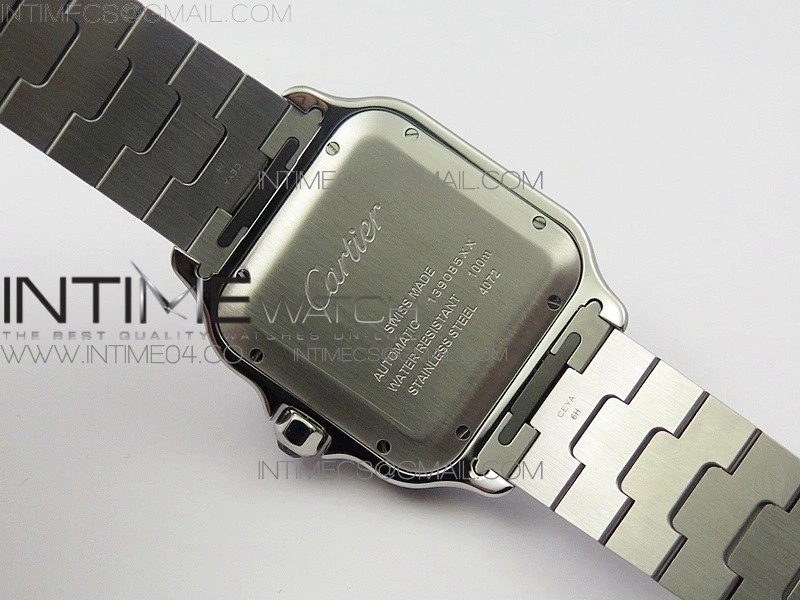 Santos de Cartier 40mm 2018 BVF 1:1 Best Edition Blue Dial on SS SmartLinks Bracelet MIYOTA 9015