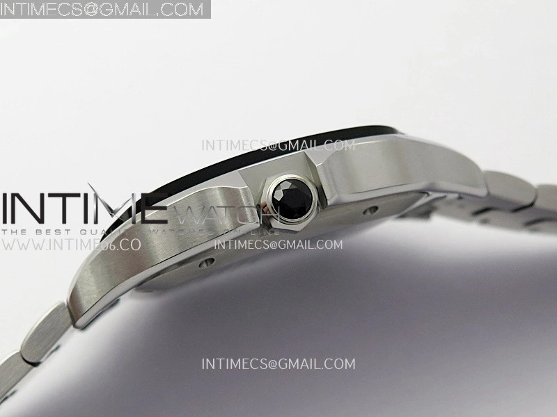 Santos de Cartier 40mm 2018 BVF 1:1 Best Edition Gray Dial on SS SmartLinks Bracelet MIYOTA 9015