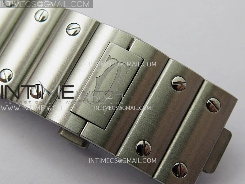 Santos de Cartier 40mm 2018 BVF 1:1 Best Edition Gray Dial on SS SmartLinks Bracelet MIYOTA 9015