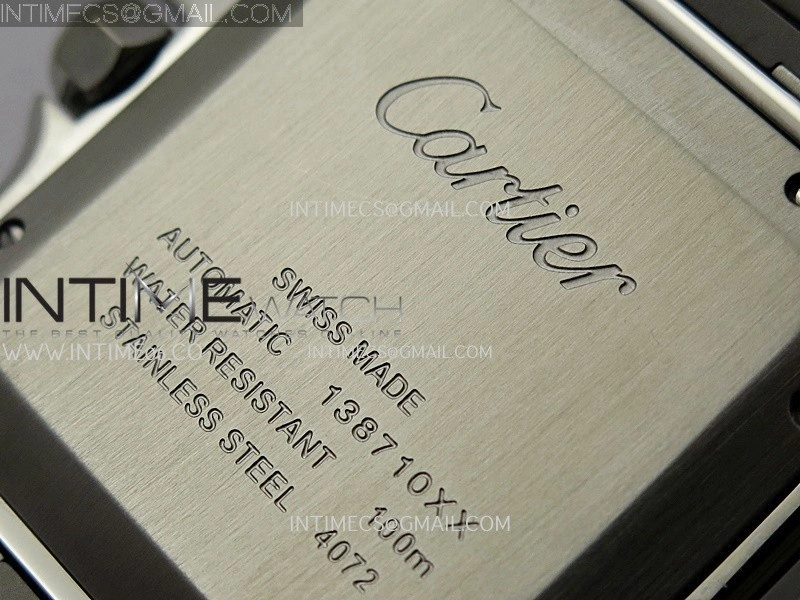 Santos de Cartier 40mm 2018 BVF 1:1 Best Edition Gray Dial on SS SmartLinks Bracelet MIYOTA 9015