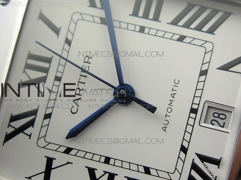 Santos de Cartier 40mm 2018 GF 1:1 Best Edition White Dial on SS SmartLinks Bracelet MIYOTA 9015