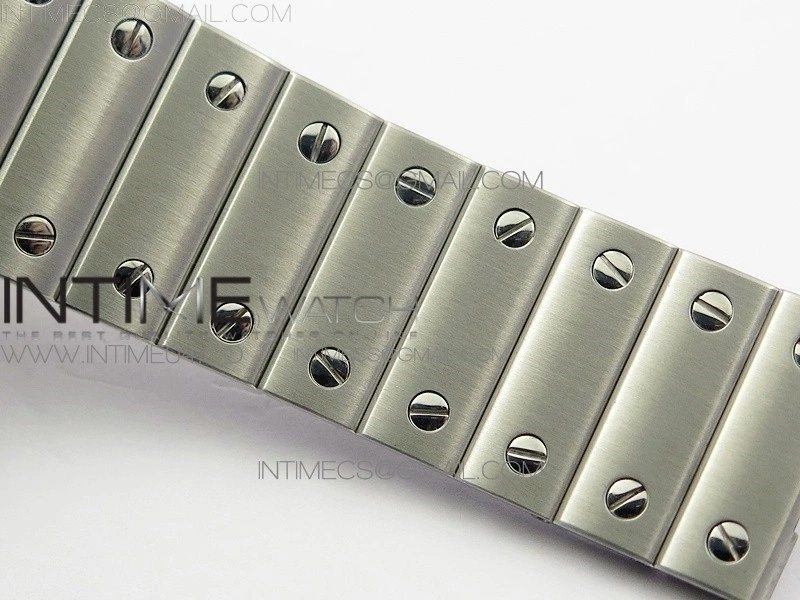 Santos de Cartier 40mm 2018 GF 1:1 Best Edition White Dial on SS SmartLinks Bracelet MIYOTA 9015