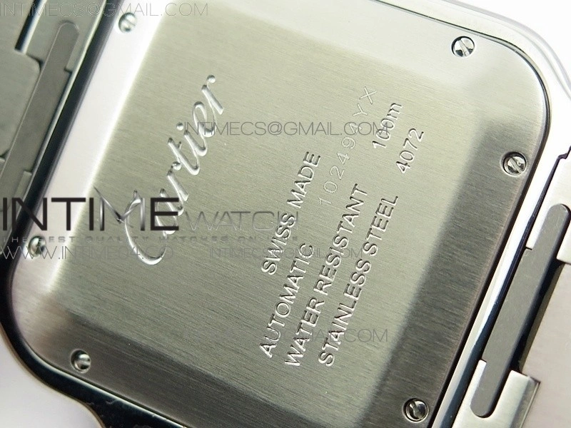 Santos de Cartier 40mm 2018 GF 1:1 Best Edition White Dial on SS SmartLinks Bracelet MIYOTA 9015