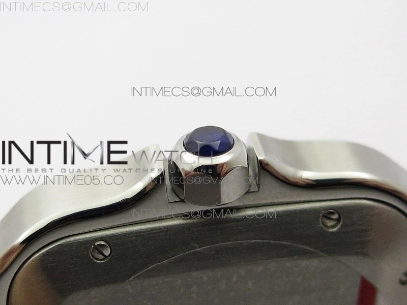 Santos de Cartier 40mm 2018 RXW 1:1 Best Edition Blue Dial on SS SmartLinks Bracelet MIYOTA 9015