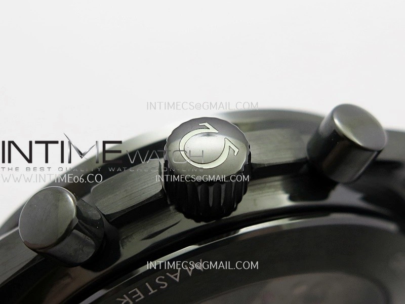 Speedmaster 44mm Ceramic SMF 1:1 Best Edition Gray Skeleton Dial On Gray Nylon Strap A3869