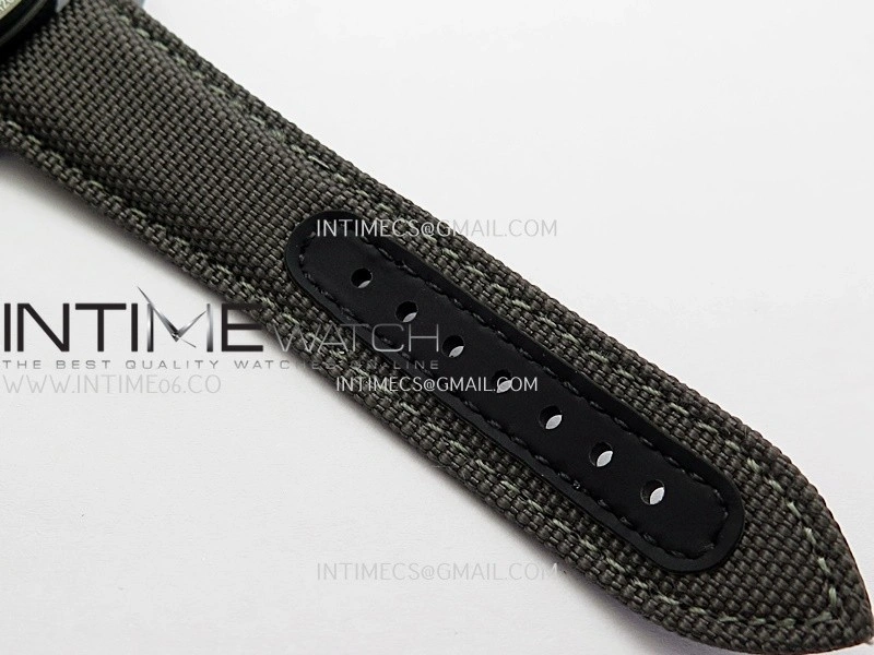 Speedmaster 44mm Ceramic SMF 1:1 Best Edition Gray Skeleton Dial On Gray Nylon Strap A3869