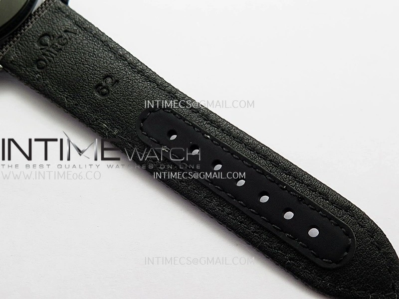 Speedmaster 44mm Ceramic SMF 1:1 Best Edition Gray Skeleton Dial On Gray Nylon Strap A3869