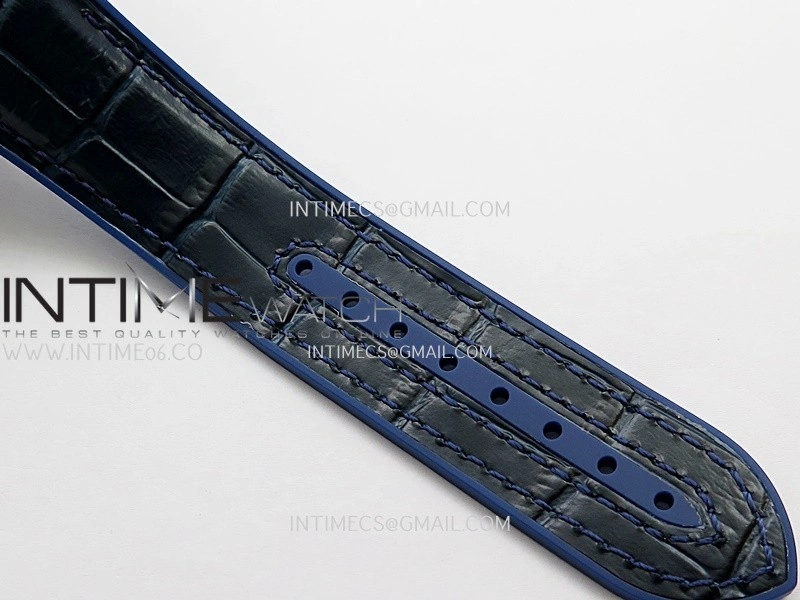 Planet Ocean Master Chronometer Blue Ceramic Bezel SS VRF 1:1 Best Edition Blue Dial On Blue Gummy Strap A9900