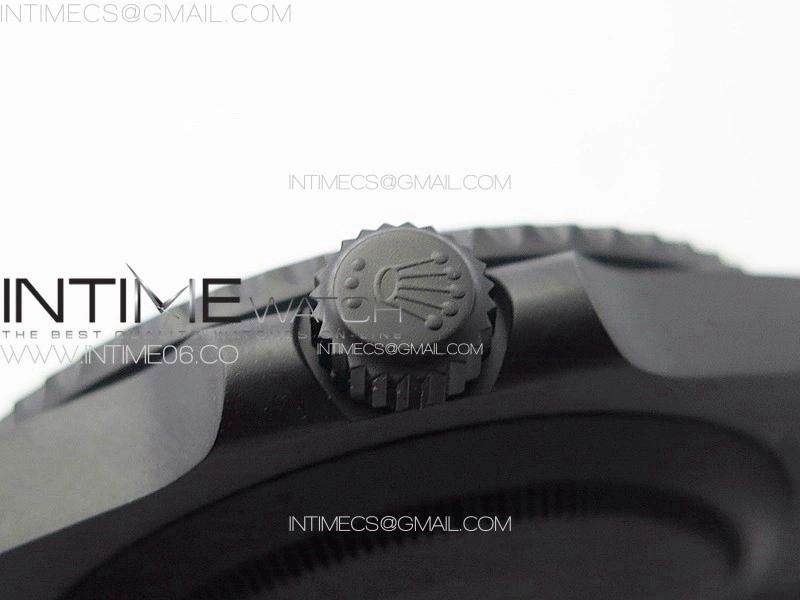 Submariner DIW DLC Sandblasted VSF 1:1 Best Edition Black Blue Dial on DLC Bracelet VS3135