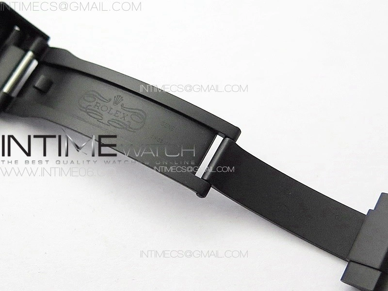 Submariner DIW DLC Sandblasted VSF 1:1 Best Edition Black Blue Dial on DLC Bracelet VS3135
