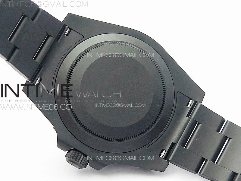 Submariner DIW DLC Sandblasted VSF 1:1 Best Edition Black Blue Dial on DLC Bracelet VS3135