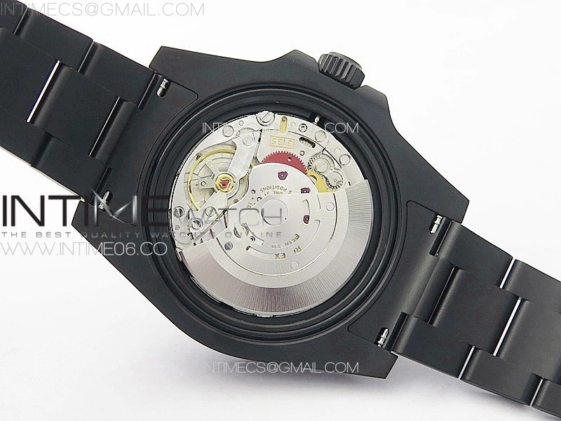 Submariner DIW DLC Sandblasted VSF 1:1 Best Edition Black Blue Dial on DLC Bracelet VS3135
