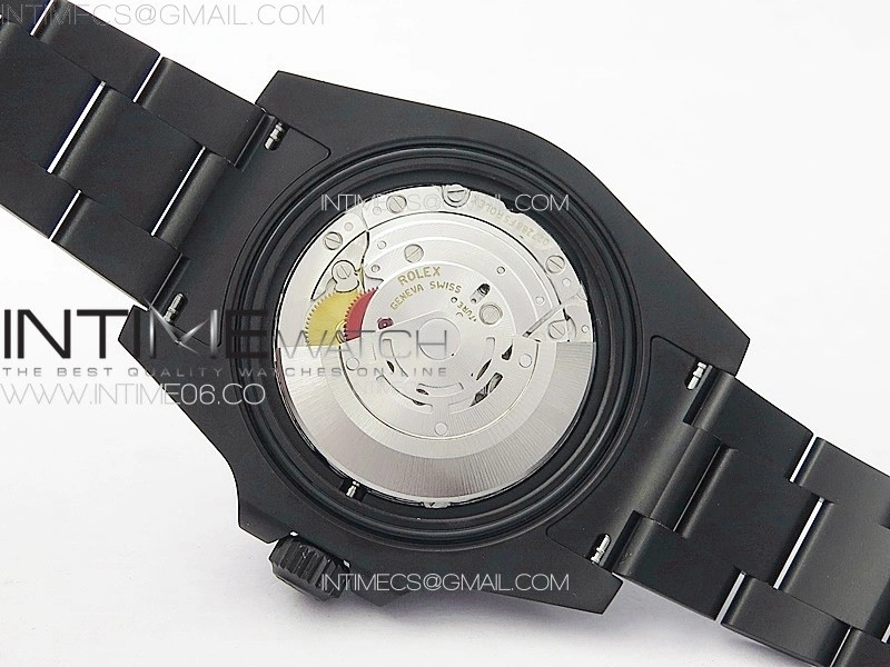 Submariner DIW DLC Sandblasted VSF 1:1 Best Edition Black Blue Dial on DLC Bracelet VS3135
