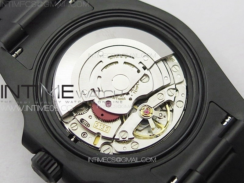 Submariner DIW DLC Sandblasted VSF 1:1 Best Edition Black Blue Dial on DLC Bracelet VS3135