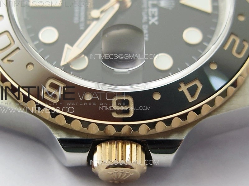GMT-Master II 126711CHNR 904L RG GMF 1:1 Best Edition Black Dial on 904L RG Bracelet VR3285