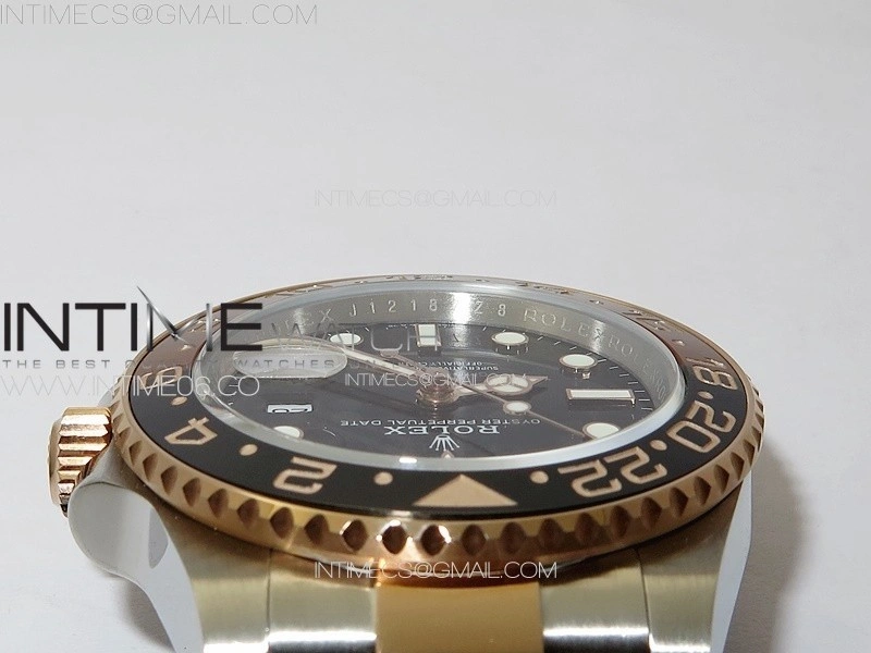 GMT-Master II 126711CHNR 904L RG GMF 1:1 Best Edition Black Dial on 904L RG Bracelet VR3285