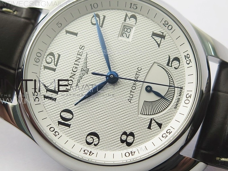 Master Power Reserve SS APSF 1:1 Best Edition White Dial on Brown Leather Strap AL602