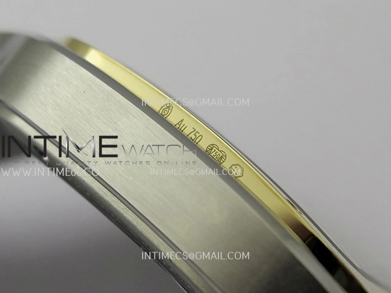 Santos de Cartier Skeleton SS YG MLF Skeleton Dial On SS YG SmartLink Bracelet Super Clone 9611MC