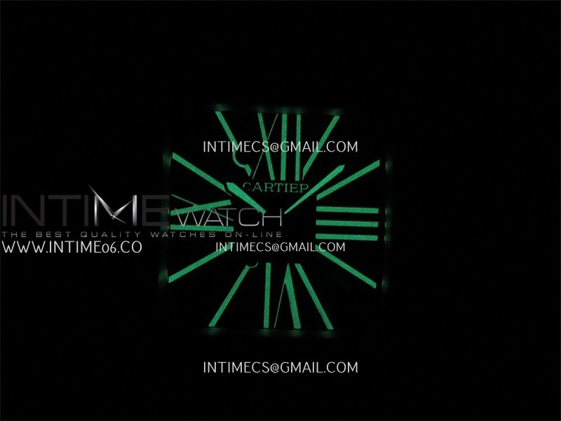 Santos de Cartier Skeleton SS YG MLF Skeleton Dial On SS YG SmartLink Bracelet Super Clone 9611MC