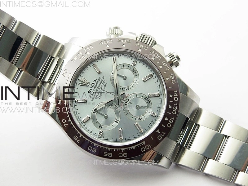 Daytona 116506 Brown Ceramic BTF 1:1 Best Edition Ice Blue Dial Crystal Marker on SS Bracelet SA4130 V2