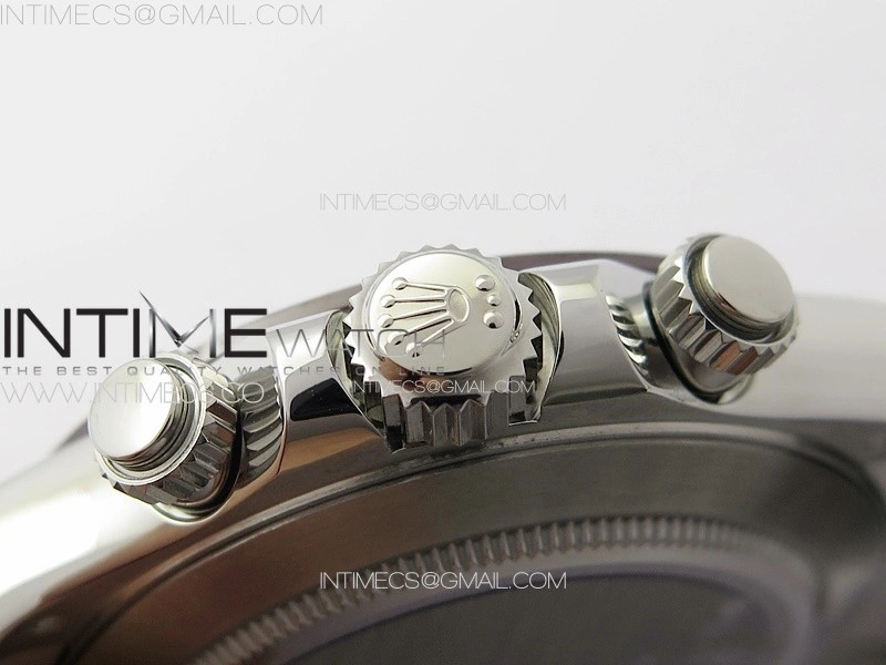 Daytona 116506 Brown Ceramic BTF 1:1 Best Edition Ice Blue Dial Crystal Marker on SS Bracelet SA4130 V2