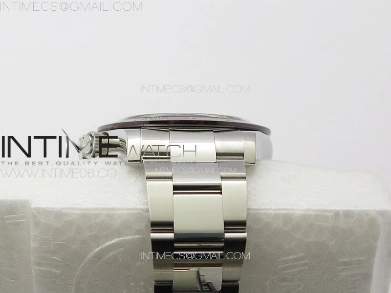 Daytona 116506 Brown Ceramic BTF 1:1 Best Edition Ice Blue Dial Crystal Marker on SS Bracelet SA4130 V2