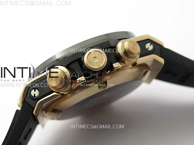 Hublot Big Bang Unico 42mm RG Ceramic Bezel BBF 1:1 Best Edition Black Skeleton Dial on Black Rubber Strap A1280