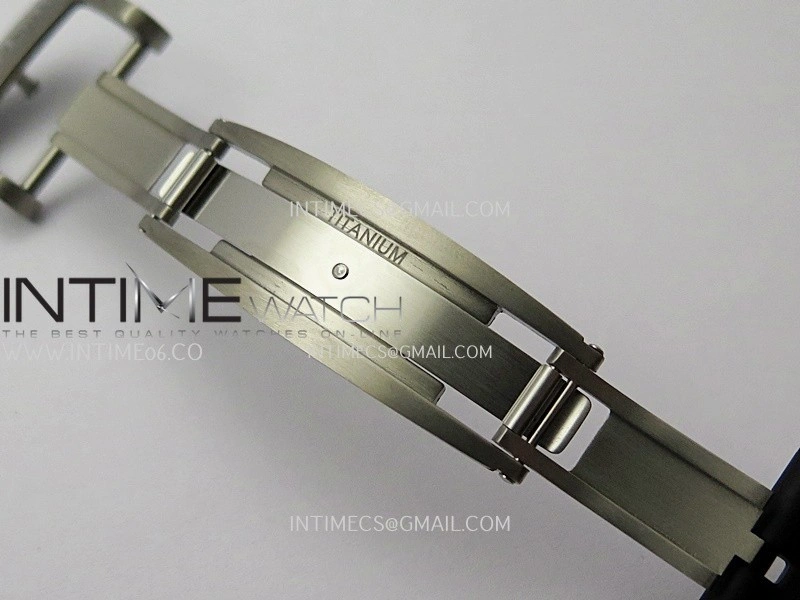 RM055 Black Ceramic Black Inner Bezel DF Best Edition On Black Rubber Strap RMUL2 Super Clone