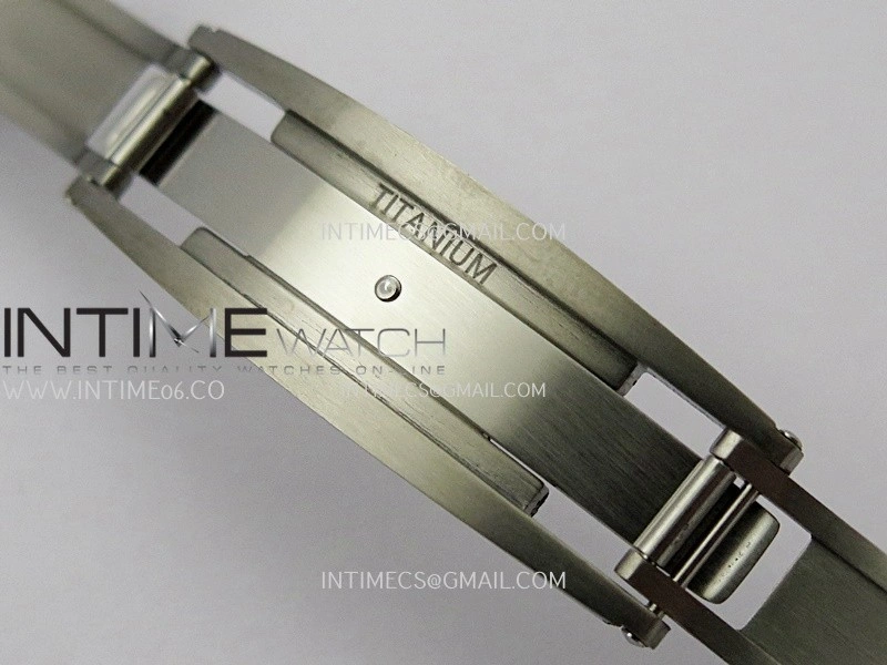 RM055 White Ceramic Black Inner Bezel DF Best Edition On White Rubber Strap RMUL2 Super Clone