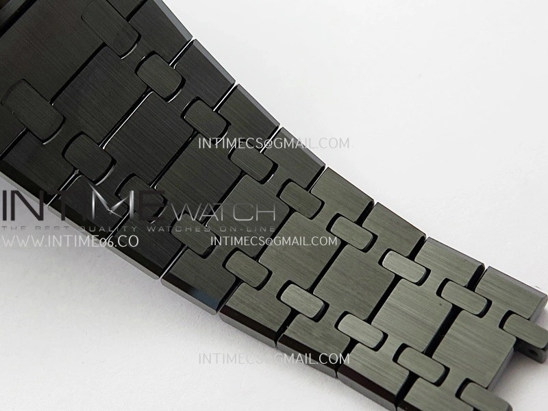 Royal Oak Chrono 26240 Black Ceramic V2 APSF 1:1 Best Edition Black Dial On Ceramic Bracelet Super Clone SA4401