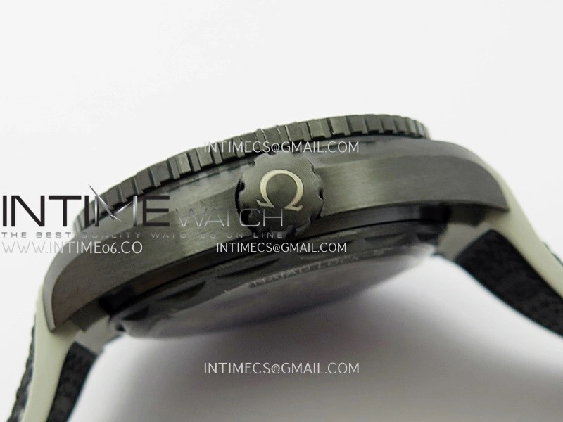 Planet Ocean 45.5mm GMT Worldtimer Real Ceramic VSF 1:1 Best Edition Black Gray Dial On Black Rubber Strap Super Clone 8938