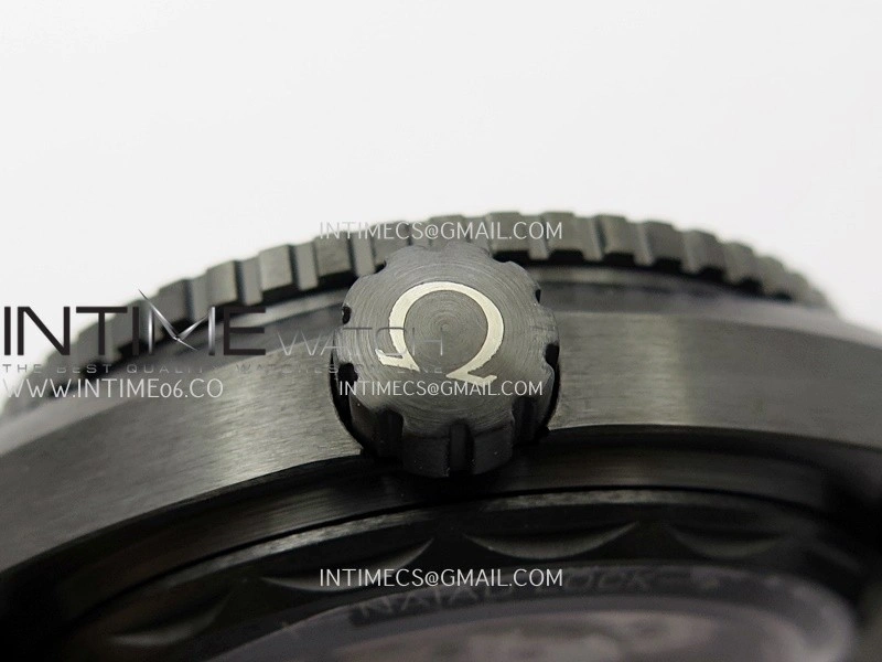 Planet Ocean 45.5mm GMT Worldtimer Real Ceramic VSF 1:1 Best Edition Black Gray Dial On Black Rubber Strap Super Clone 8938
