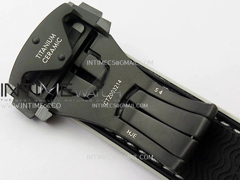 Planet Ocean 45.5mm GMT Worldtimer Real Ceramic VSF 1:1 Best Edition Black Gray Dial On Black Rubber Strap Super Clone 8938