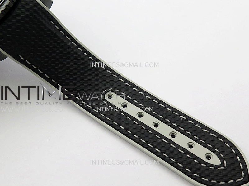 Planet Ocean 45.5mm GMT Worldtimer Real Ceramic VSF 1:1 Best Edition Black Gray Dial On Black Rubber Strap Super Clone 8938