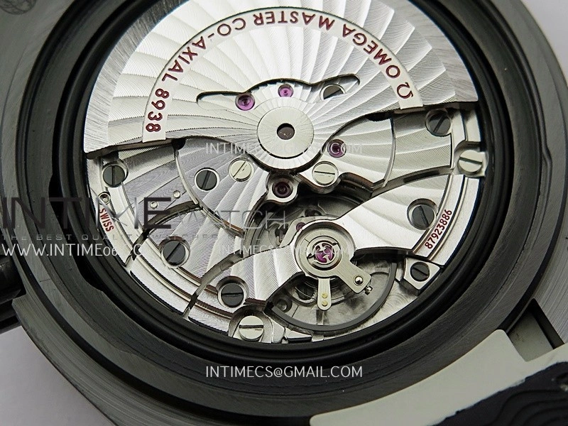 Planet Ocean 45.5mm GMT Worldtimer Real Ceramic VSF 1:1 Best Edition Black Gray Dial On Black Rubber Strap Super Clone 8938