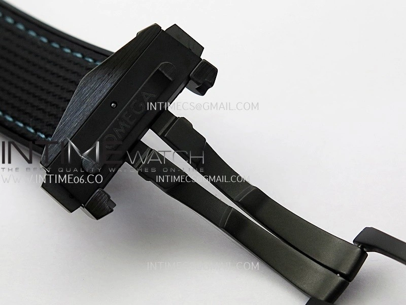 Planet Ocean 45.5mm GMT Worldtimer Real Ceramic VSF 1:1 Best Edition Black blue Dial On Black Rubber Strap Super Clone 8938