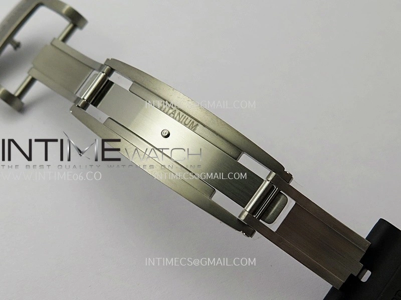 RM055 Black Ceramic White Inner Bezel DF Best Edition On Black Rubber Strap RMUL2 Super Clone