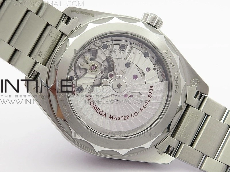 Aqua Terra 150M 43mm 24 VSF 1:1 Best Edition Blue Dial on SS Bracelet A8938 Super Clone