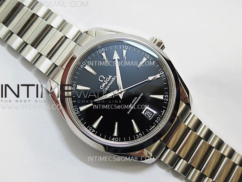 Aqua Terra 150M Master VSF 1:1 Best Edition Black Dial on SS Bracelet A8900 Super Clone