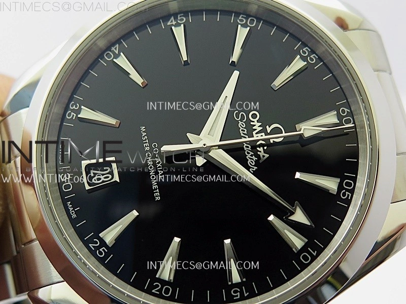 Aqua Terra 150M Master VSF 1:1 Best Edition Black Dial on SS Bracelet A8900 Super Clone