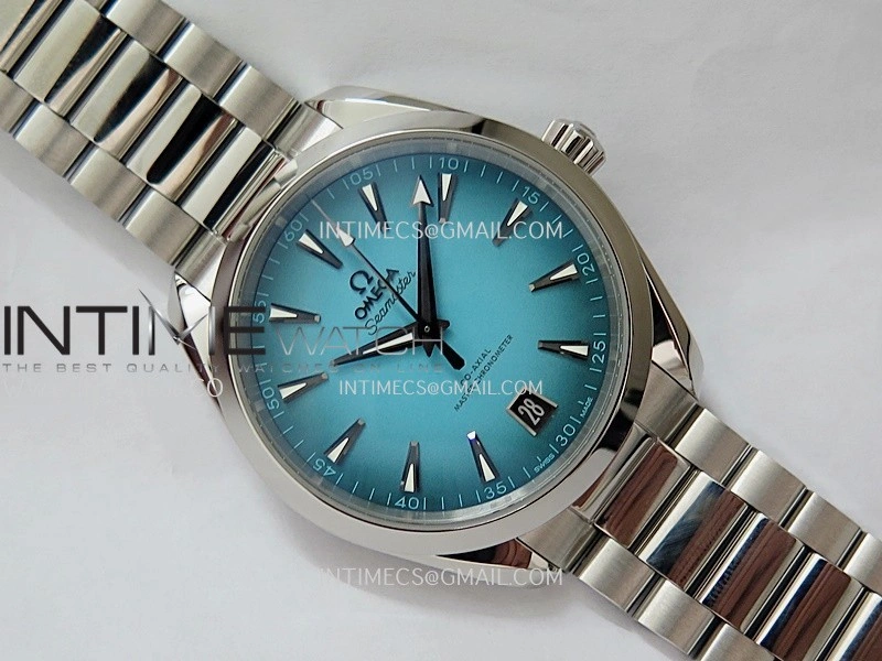 Aqua Terra 150M SS VSF 1:1 Best Edition Turquoise Dial on SS Bracelet A8900 Super Clone
