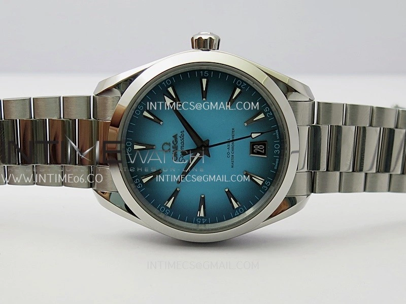 Aqua Terra 150M SS VSF 1:1 Best Edition Turquoise Dial on SS Bracelet A8900 Super Clone