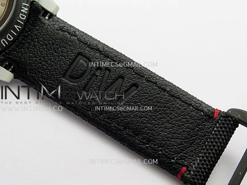 Daytona DIW Ferrari White Carbon SONIC 1:1 Best Edition White Dial On Black Nylon Strap SA4130