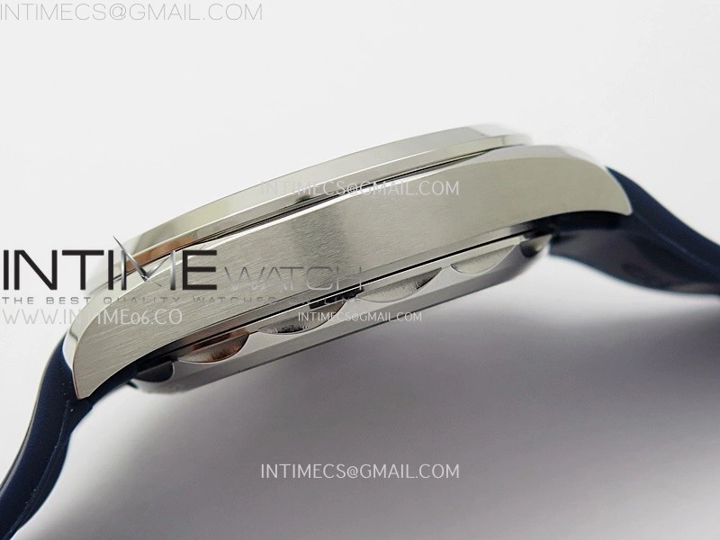Aqua Terra 150M Master Chronometers N1F Best Edition White Textured Dial Blue Markers on Blue Rubber Strap A8900