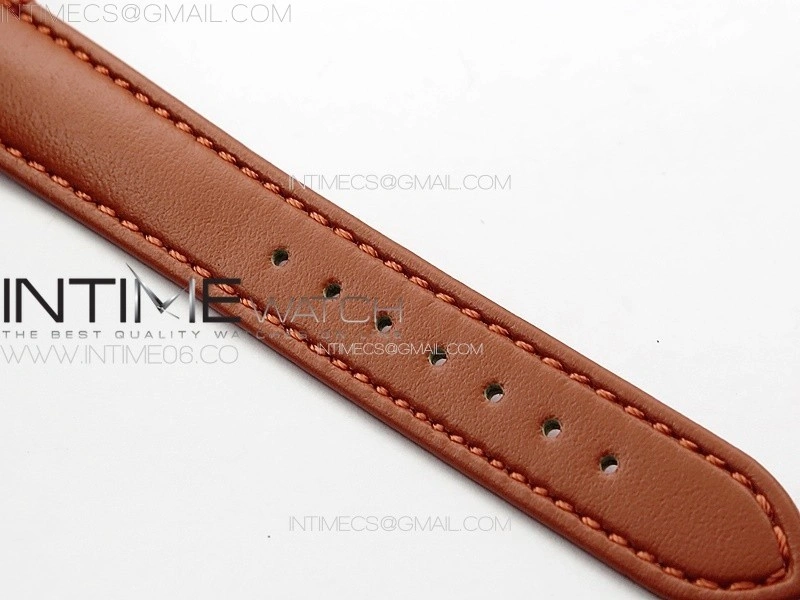 Tank Louis Ladies 22mm SS 8848F 1:1 Best Edition White Dial on Orange Leather Strap Ronda Quartz