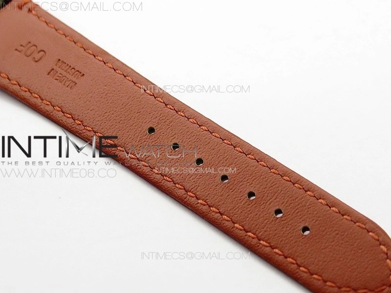 Tank Louis Ladies 25mm SS 8848F 1:1 Best Edition White Dial on Orange Leather Strap Ronda Quartz