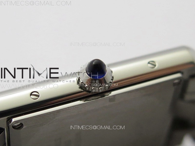 Tank Louis Ladies 25mm SS Dia Bezel 8848F 1:1 Best Edition White Dial on SS Bracelet Ronda Quartz