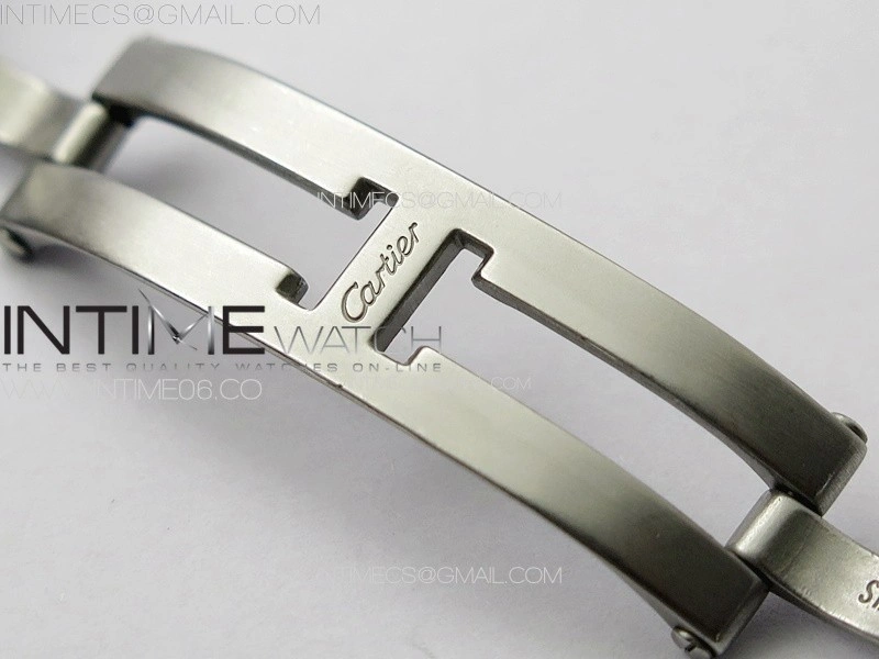 Tank Louis Ladies 25mm SS Dia Bezel 8848F 1:1 Best Edition White Dial on SS Bracelet Ronda Quartz